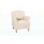 Fauteuil d'appoint en velours côtelé (beige)-133235358