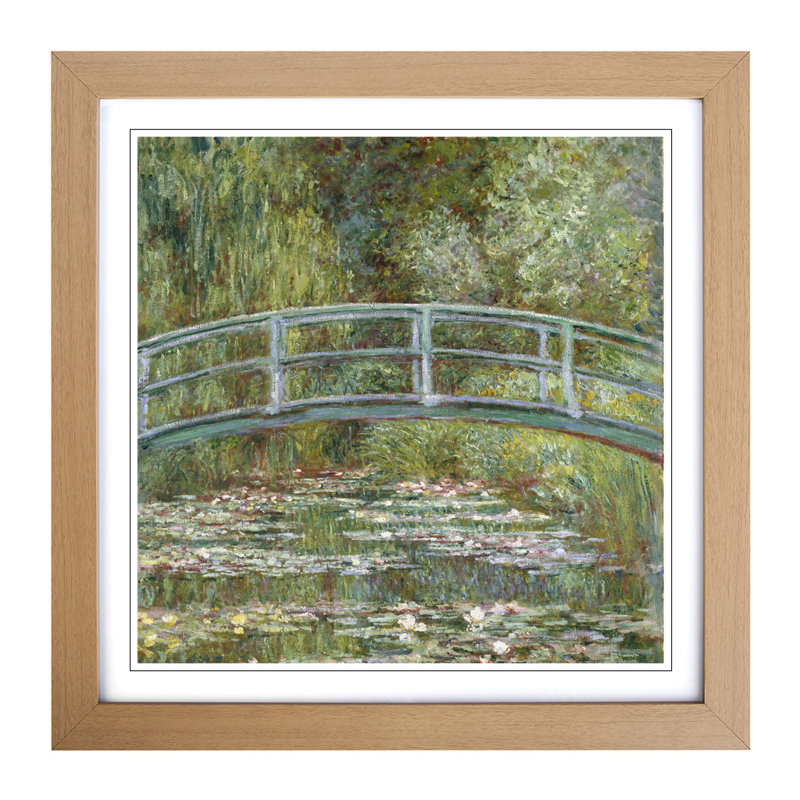 Claude Monet - Single Picture Frame Painting, Oak