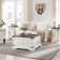 Remzo 31.5"W Square Farmhouse Coffee Table With Hinged Lift Top,Wood Center Table with Hidden Storage