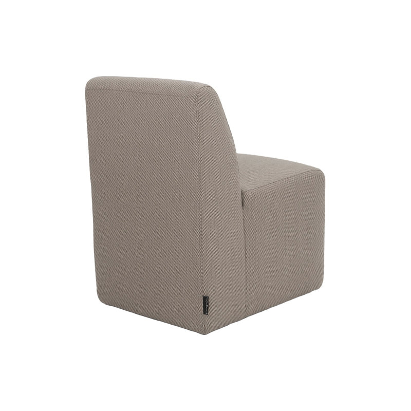 Outdoor Chair Outdoor Dining Side Chair, Taupe