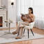 color 125kg Load Capacity Modern Accent Chair with Wing Side and Metal Legs-1691054899-1691054902