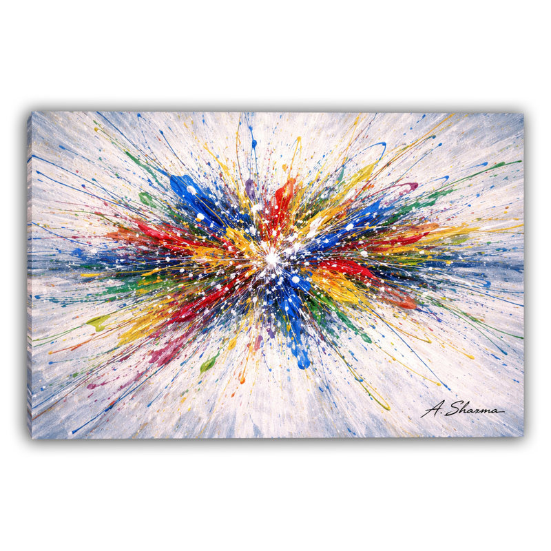 Art mural sur toile tendue, L 48 po x H 36 po x P 1,5 po