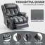 Fauteuil inclinable à deux moteurs avec porte-gobelet en acier inoxydable, massage par vibration à 8 points et chauffage lombaire-333958659