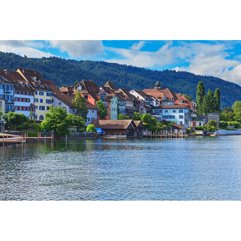 City Of Zug by Denis Linine - Wrapped Canvas Print, 30cm H x 46cm W