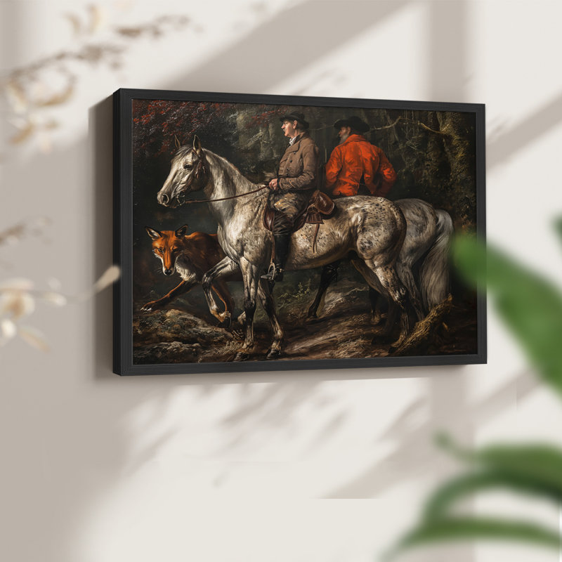 Faune - LXVII - Reproduction encadrée - Restickable, H 16 po x l 20 po, Noir, noir, noir, noir