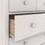 Commode 4 tiroirs Charlotte, lin blanc-388785933