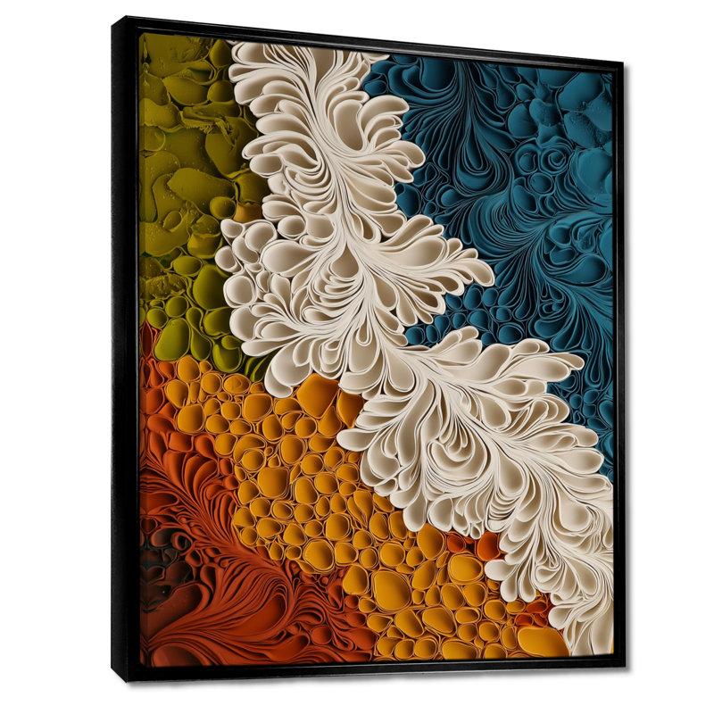 Noveta Biomorphism Earth Rhythm In Chaos II - Abstraction lyrique, art mural, H 20 po x l 12 po, Noir