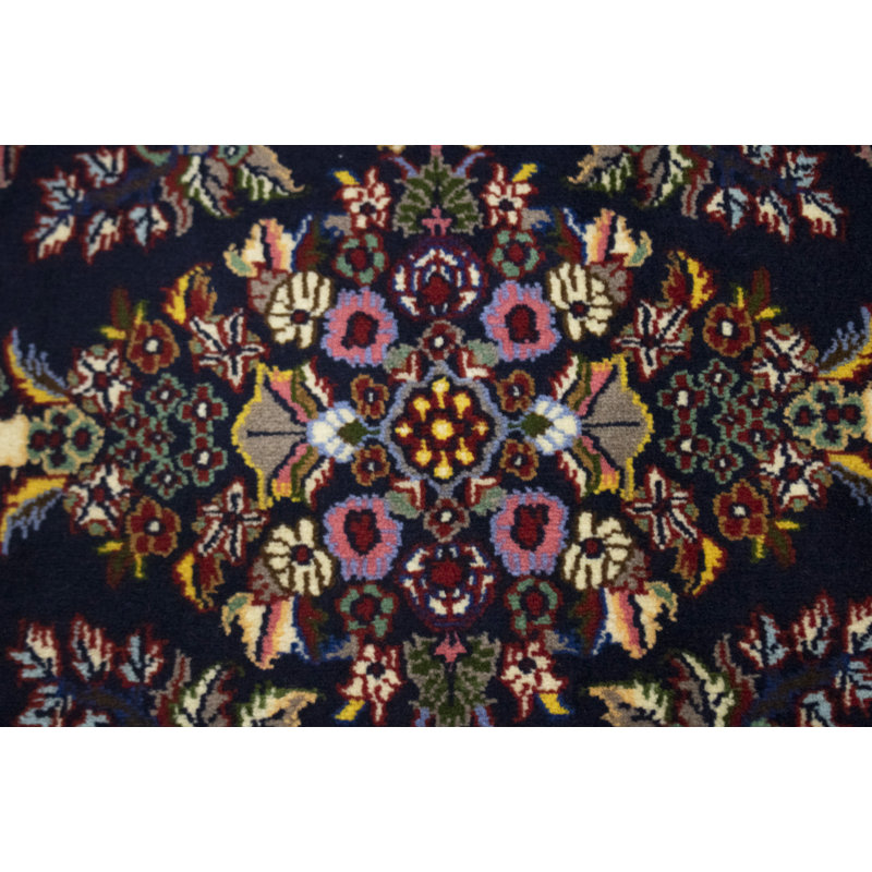 One-of-a-Kind Blue Traditional 3X3 Oriental Area Rug