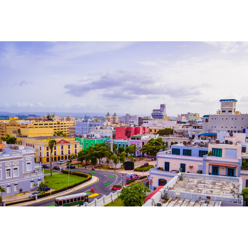 Zamien Puerto Rico sur une photographie sur toile, H 24 po x l 36 po