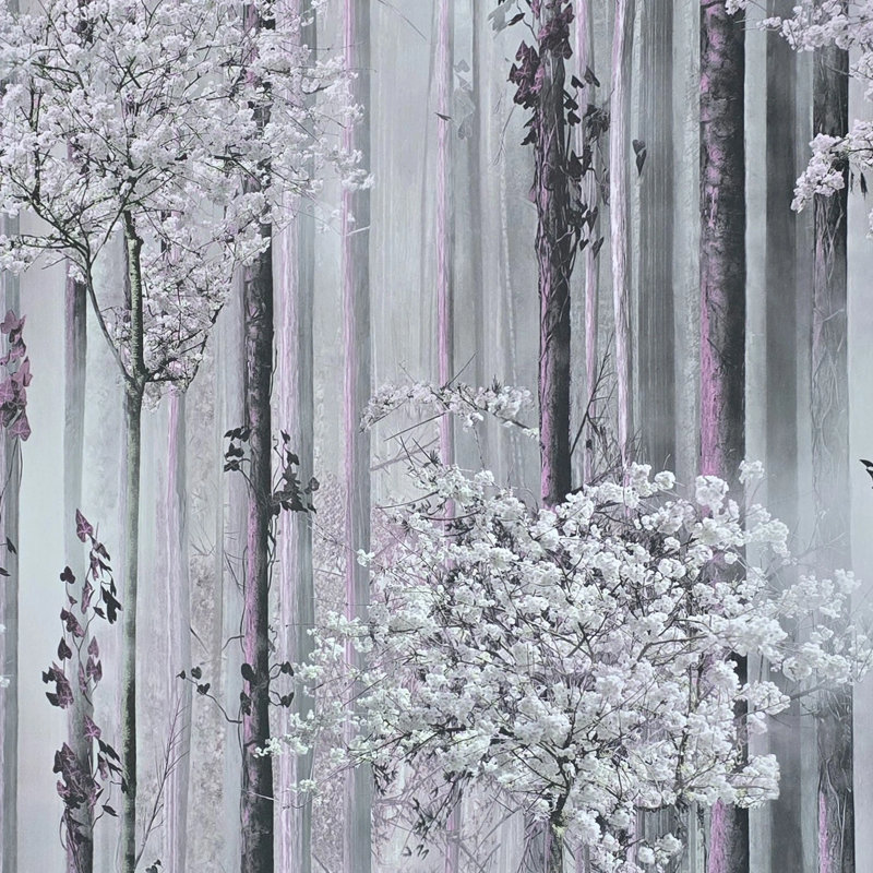 Papier peint fleurs de cerisier en fleurs