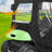 Golf Cart Enclosure 2 Passenger with 2 Door Zippers, Security Side Mirror Openings, Waterproof, Black