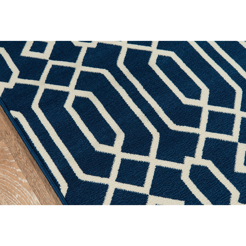 Gul Geometric Indoor / Outdoor Rug, Rectangle 6'7" x 9'6"