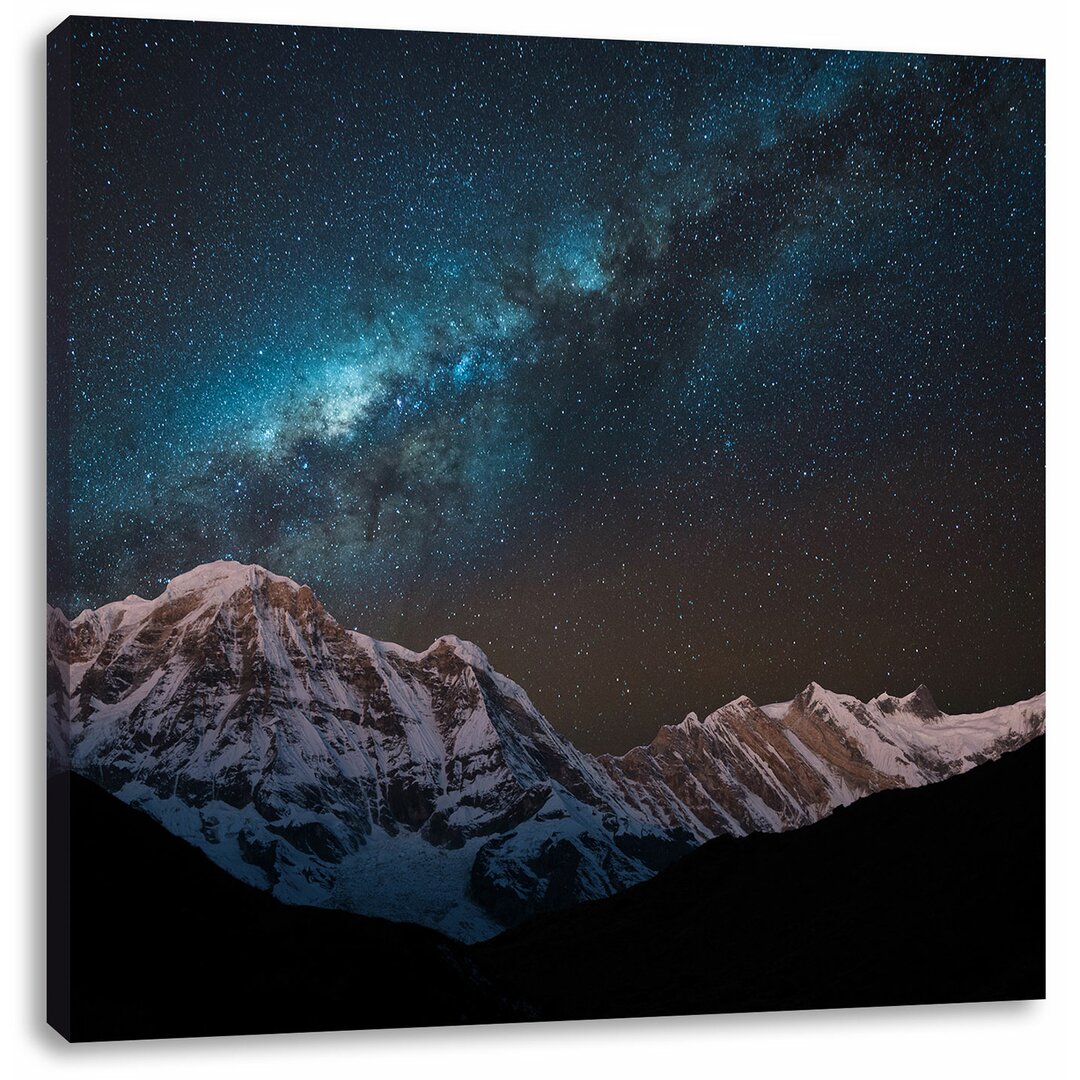 Leinwandbild Annapurna bei Nacht