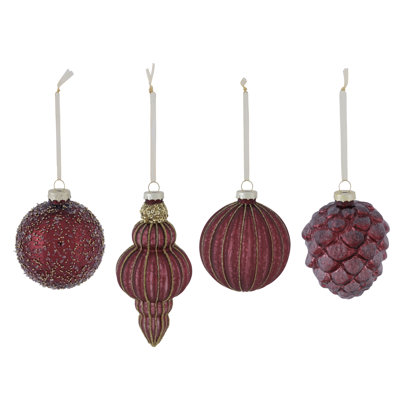 12 Piece Glass Bauble Collection