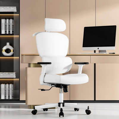 Chaise de bureau ergonomique, chaise de bureau à haut dossier, grande et haute chaise de bureau inclinable et confortable