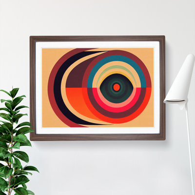 Bright Modern Abstract - Single Picture Frame Print
