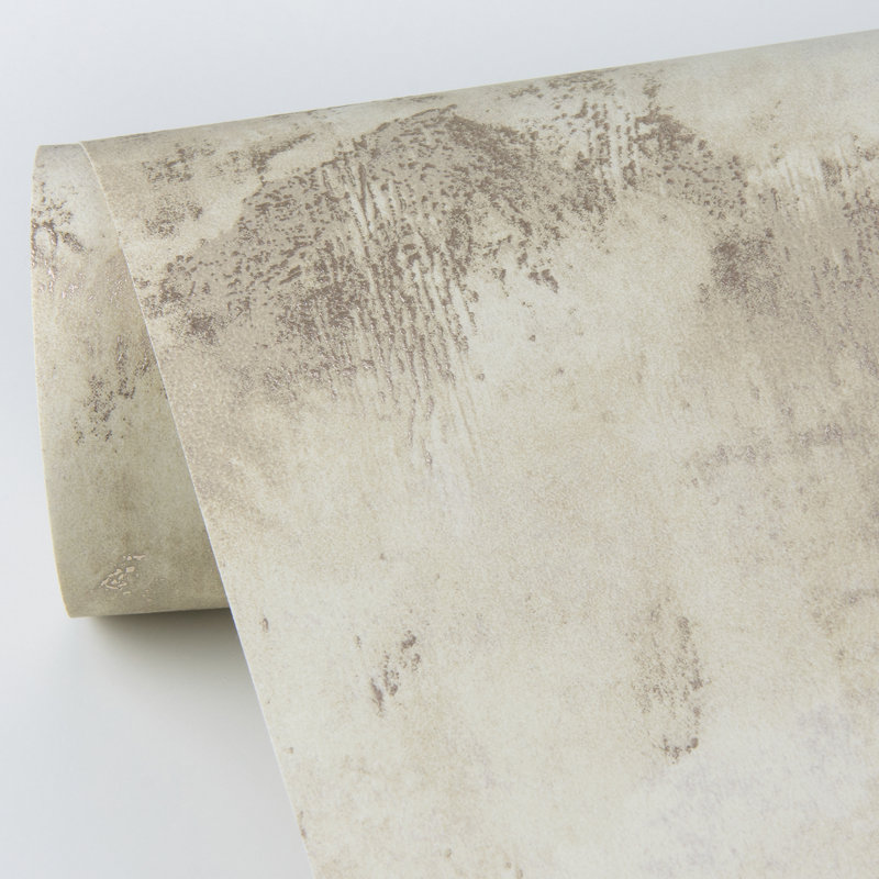 Toula Abstract Metallic Wallpaper Roll, Brown