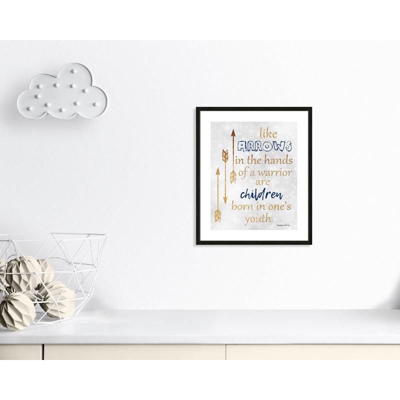 Impression sur papier pour enfants, H 24,5 po x l 20,5 po x P 1,18 po, Encadré de boîte à grain de bois noir