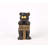 Bear Leans on Welcome Sign Weather Resistant Plastic Animals Garden Sign