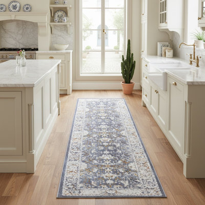 PAYAS Collection Blue Traditional Doormat Adrienna