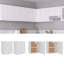 Armoires suspendues vidaXL 2 pièces Lyon blanc 50 x 31 x 60 cm-1026028357