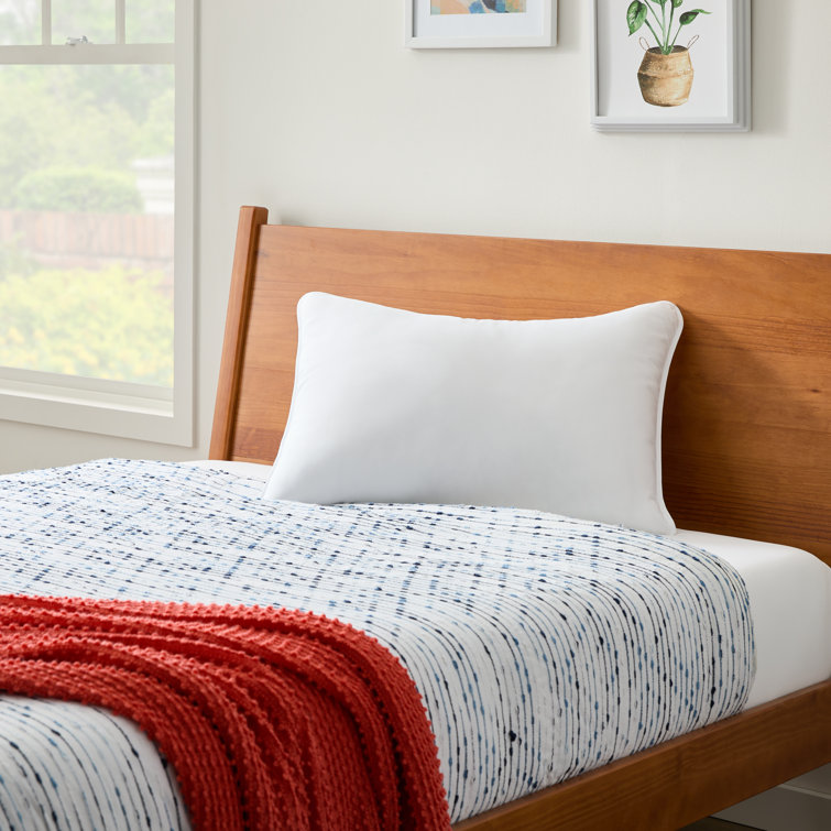 Alwyn Home Ingrid Customizable Fiber and Shredded Foam Medium Support  Pillow & Reviews