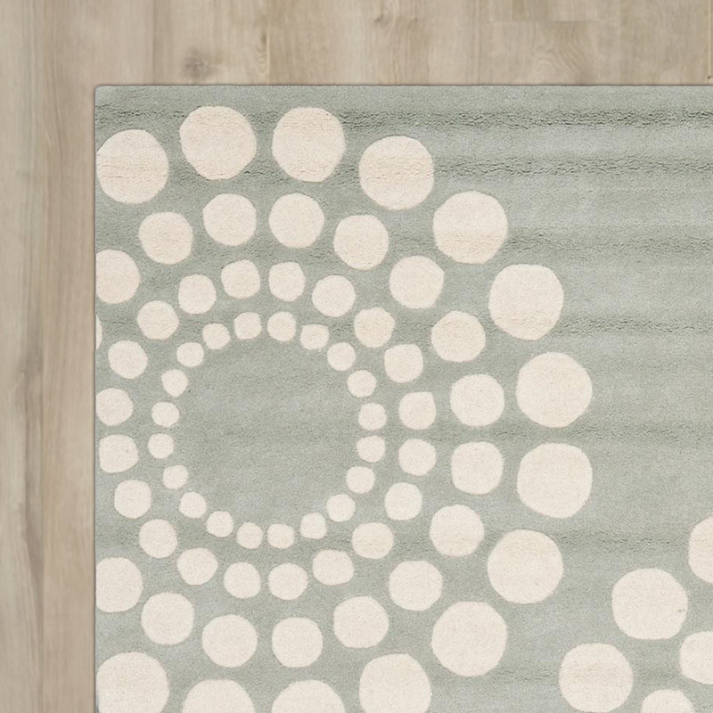 Campion Soho Hand Tufted Wool And Viscose Geometric Rug, Rectangle 2'6" x 4'