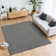 Modern Rug for Living Room Non-Slip Striped Accent Rug, Stain-Resistant Ultra-Thin Bedroom Carpet, Soft Low Pile Indoor Floor Mat for Kids Room, Nursery, Home Office