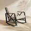 Chaise berçante d'extérieur avec coussins-589307127