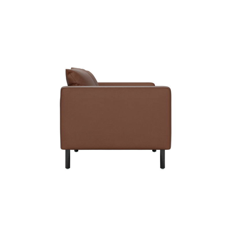 Essential Sofa, Terra Cactus Leather / Metal, Metal