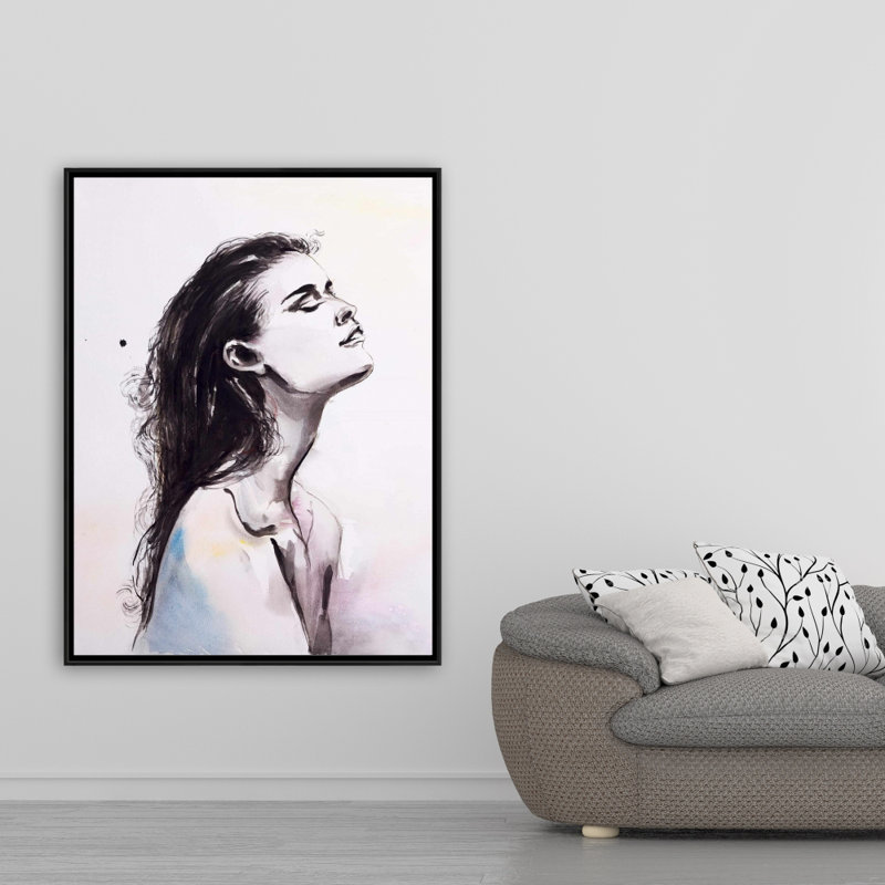 Bare Skin Print On Canvas