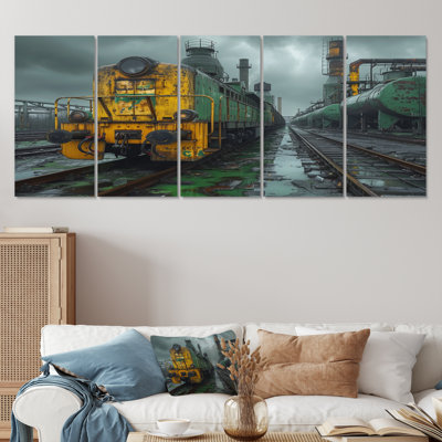 Kyzaiah - Factories Canvas Art Set