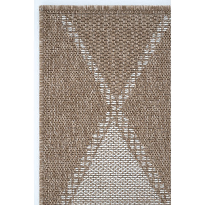 Reinlinde Rectangle Geometric Indoor / Outdoor Area Rug