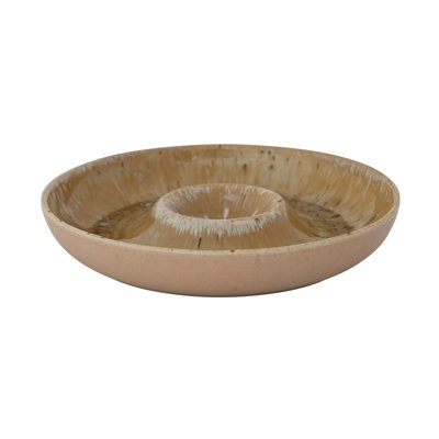 Stoneware Chip And Dip