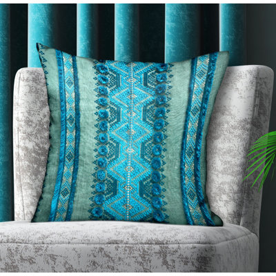 Sequined Outdoor Reversible Throw Pillow