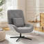 Upholstered Swivel Armchair-1134291553