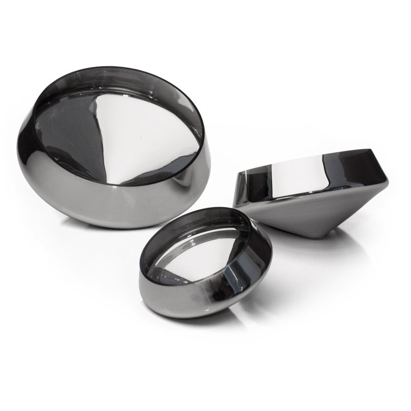 Sini 12 oz. Bol à dessert, Argent platine