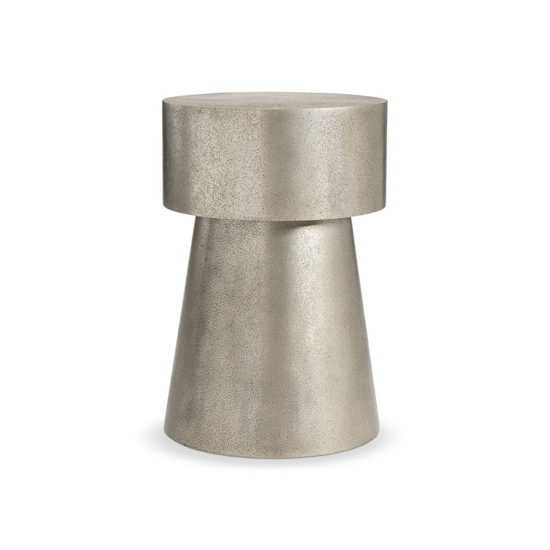 Linea Pedestal End Table