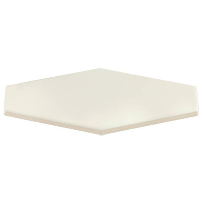 Carrelage mural en céramique 4 "x 8" Midland Hexagon (5,38 pieds carrés / boîte)