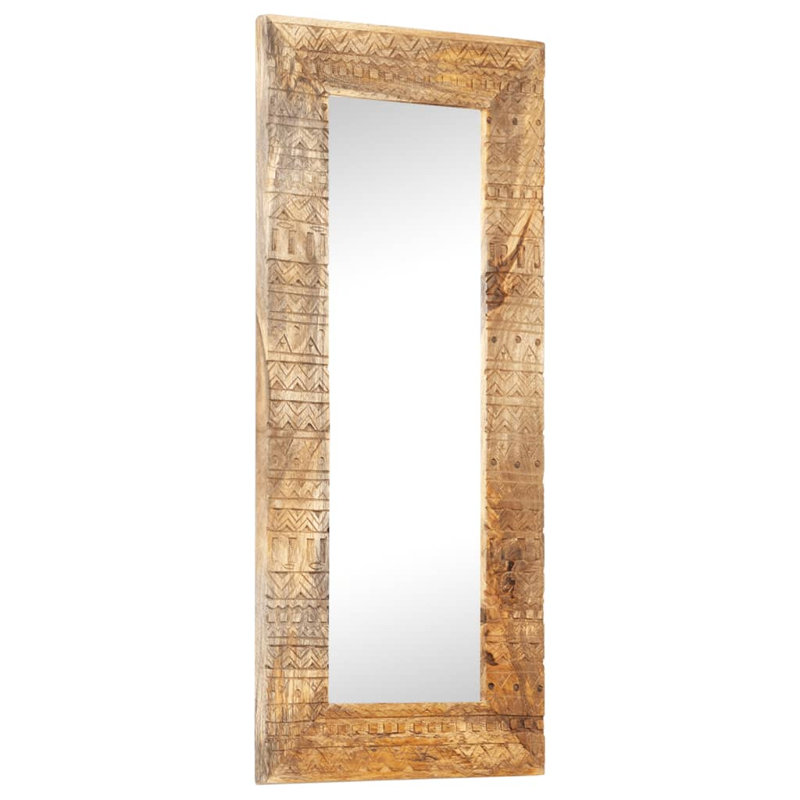 Chapple Wood Flat Wall Mirror, 110cm H x 50cm W 