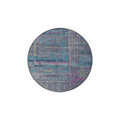Tapis gris soyeux et moelleux