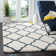 Darrold Hudson Shag Performance Geometric Rug