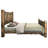 Big Sky Collection Live Edge Panel Headboard, California King w/ Jacobean Stain and Clear Lacquer Finish-120271096-120271098