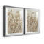 Bordure de jardin I - Encadré sous verre acrylique, ensemble de 2, grande décoration murale pour salon-1590243076-1590243079