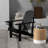 Wooden Chair, Outdoor Backyard Seat With Cup Holder. For Patio. Black. & Attractive Chair Backyard,