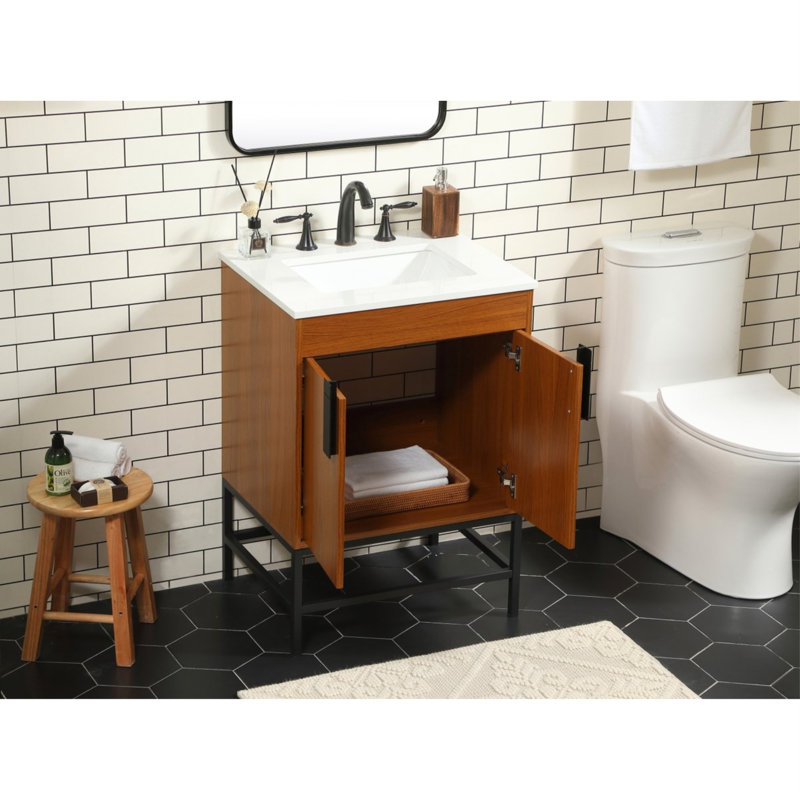 Ensemble de meuble-lavabo simple 24 po Eugene, Teck