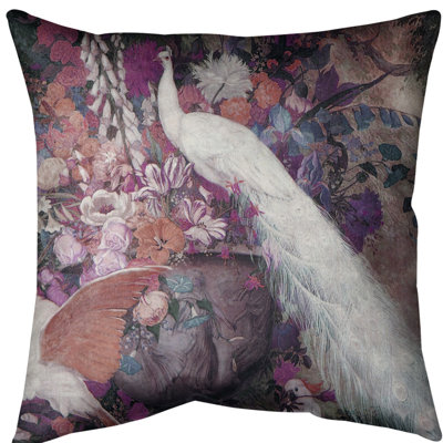 Coussin peacock