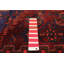 Tapis rouge fait à la main de conception unique 4 pi 5 po x 7 pi 1 po Andelz