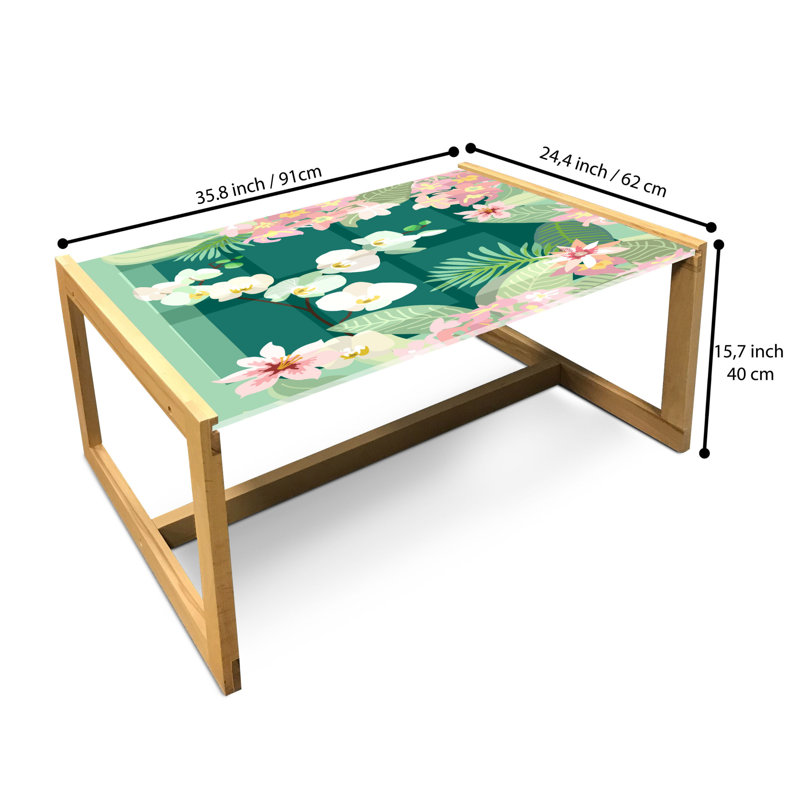 Jaielle Sled Coffee Table, 90cm H x 62cm W x 40cm D