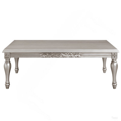 Pelumi Platinum Finish Coffee Table